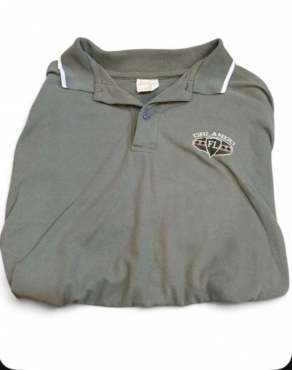 Vintage 1995 Pacific & Co Orlando Green Polo Shirt Men’s 2XL